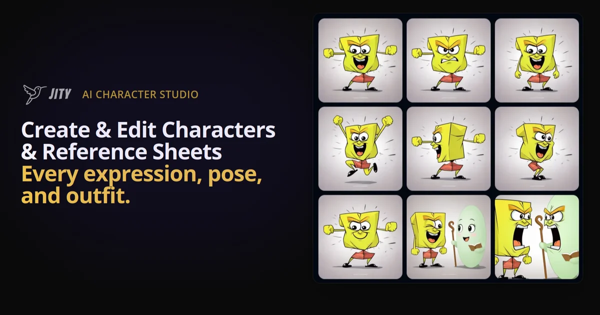 Generate Consistent Characters Across Poses & Outfits